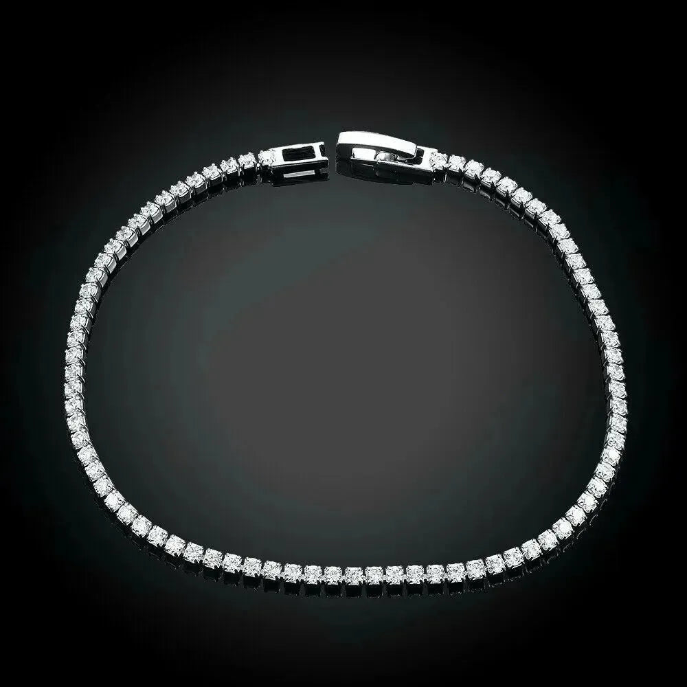 Lindsey Leigh™ Diamond Tennis Bracelet Bracelets - Tophatter Daily Deals