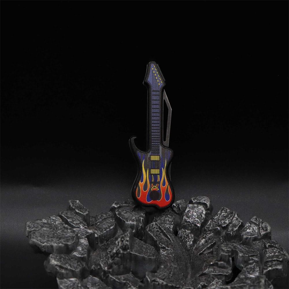 Guitar Folding Knife Tool - Tophatter Daily Deals