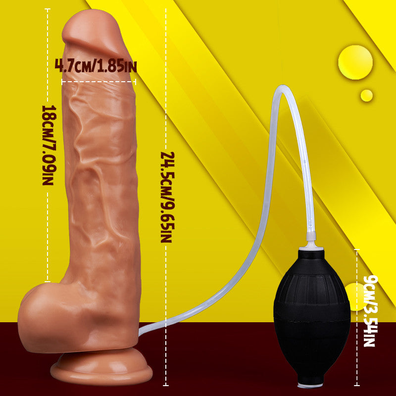 The Water-Spraying Dildo That Simulates Ejaculation Can Be Inserted into 7.09 Inches Dildos - Tophatter Daily Deals