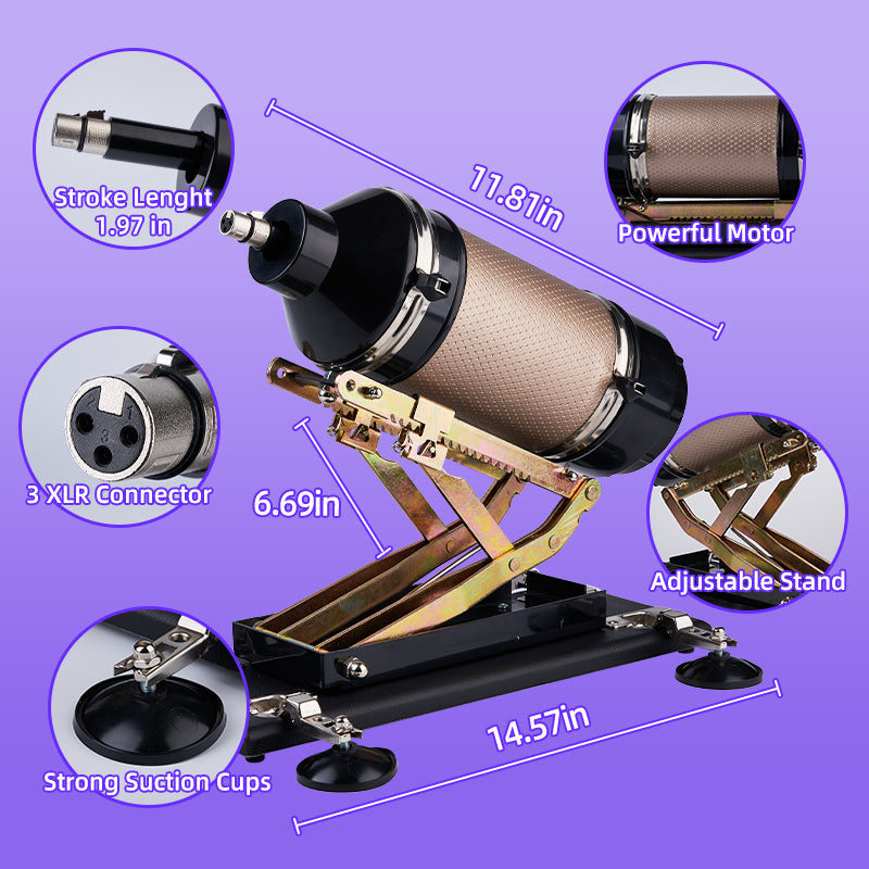 Acmejoy - Iron Titan 400 Strokes/Mins 5 IN 1 Accessories Dildo Sex Masturbation Machine Dildos - Tophatter Daily Deals