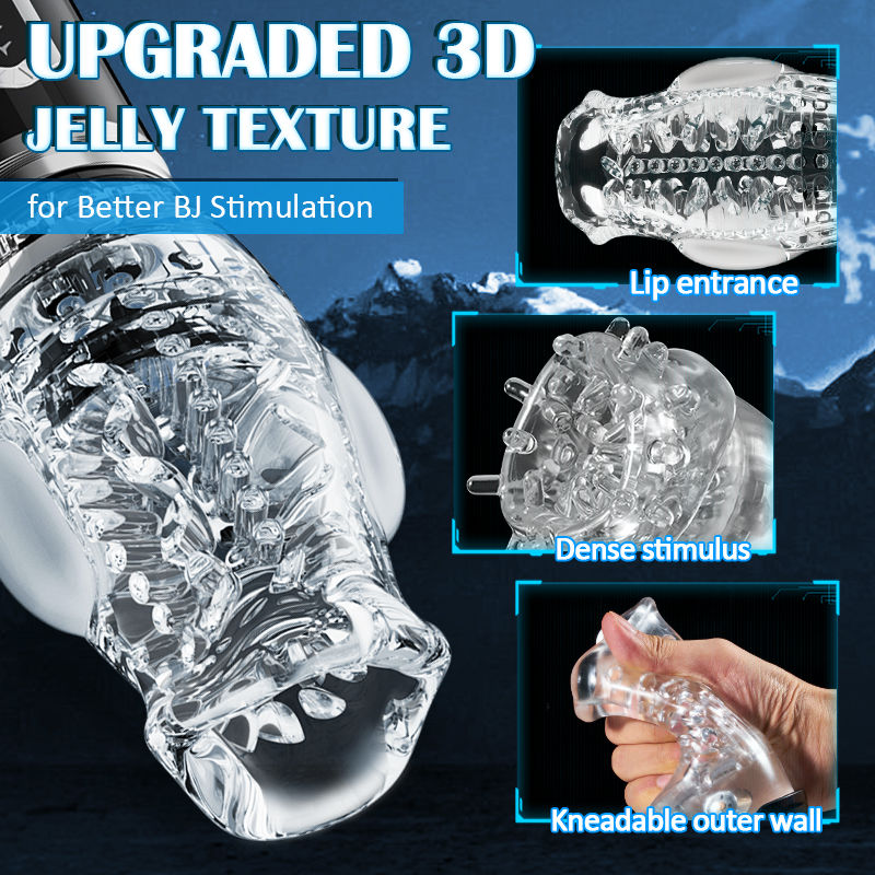Amber - Telescopic Rotation Masturbation Cup Masturbation Cup - Tophatter Daily Deals