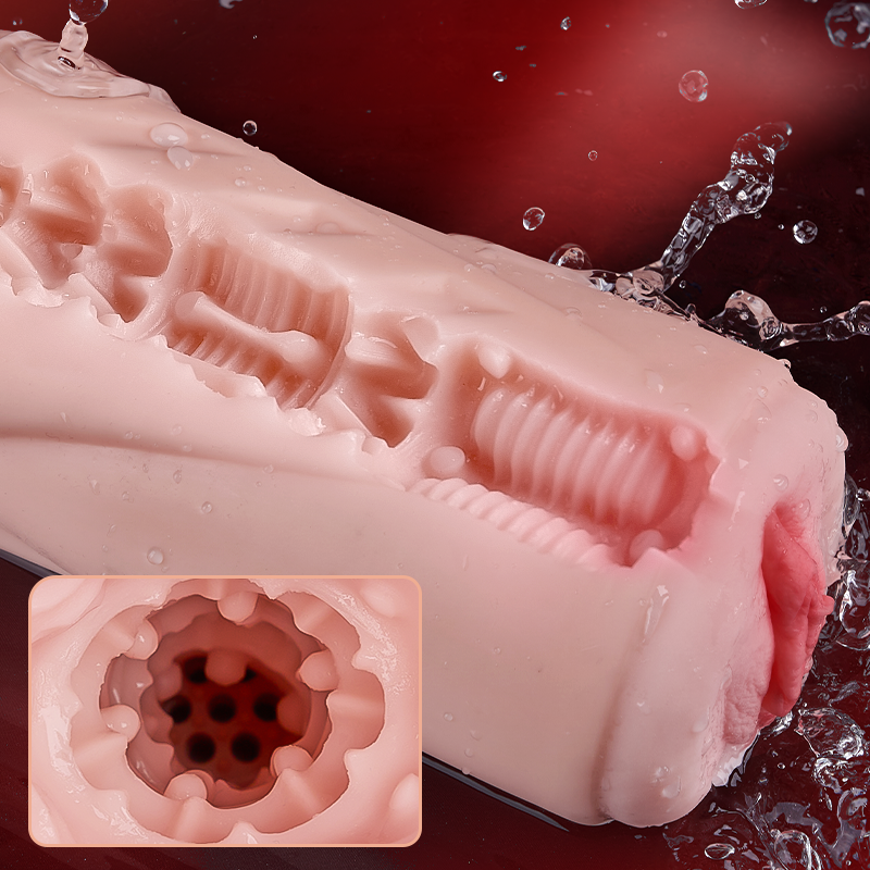 Acmejoy - Realistic Vagina Sucking Vibrating Male Stroker Masturbator Masturbation Cup - Tophatter Daily Deals