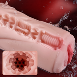 Acmejoy - Realistic Vagina Sucking Vibrating Male Stroker Masturbator Masturbation Cup - Tophatter Daily Deals