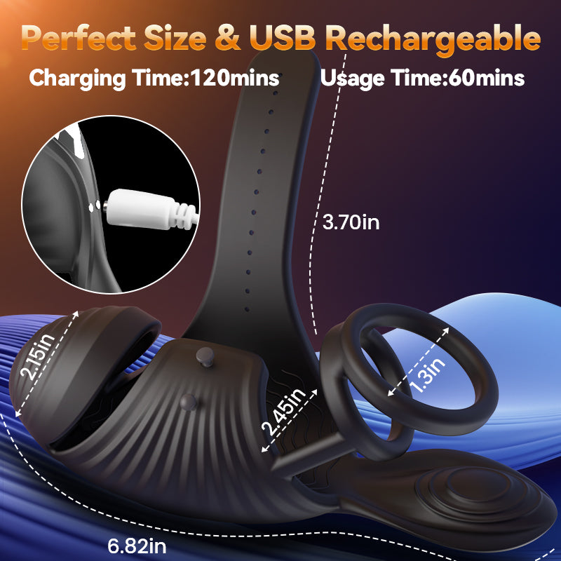 Emma - Delay Ejaculation Desensitization Training 7 Vibration Masturbation Penis Vibrator - Tophatter Daily Deals