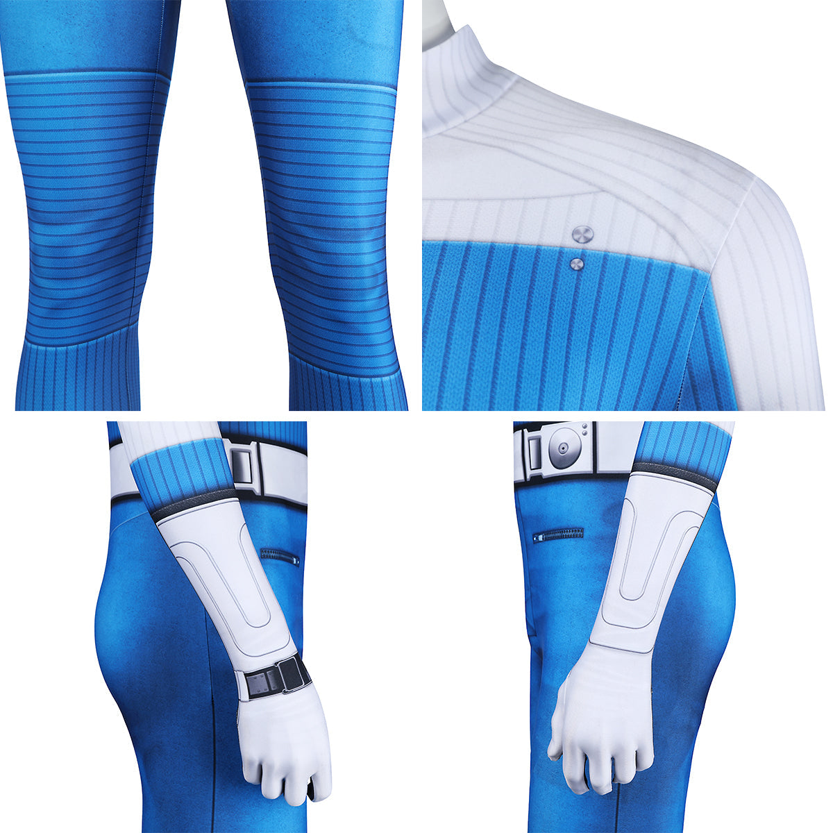 The Fantastic Four: First Steps Human Torch Johnny Storm Jumpsuit Cosplay Costume Costume - Tophatter Daily Deals