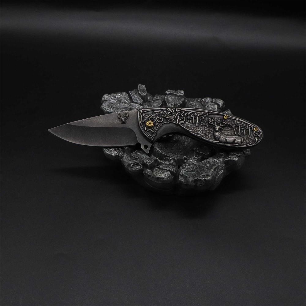 Reindeer Folding Knife - Tophatter Daily Deals