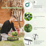 2 Pieces Foldable A-Frame Trellis Plant Supports with Twist Ties Garden & Patio - Tophatter Daily Deals