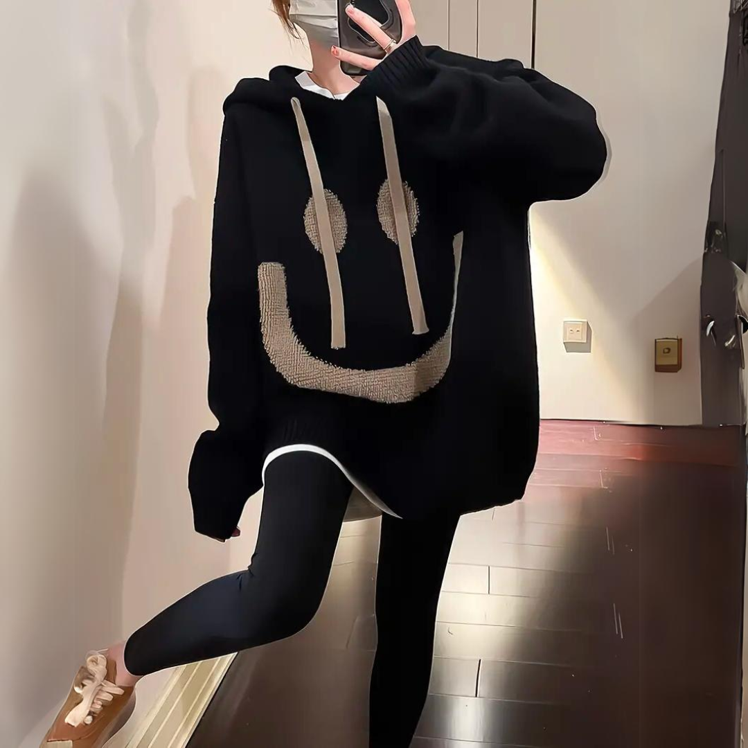 Warm Cozy Women's Oversized Hoodie - Knit, Everyday - Tophatter Daily Deals