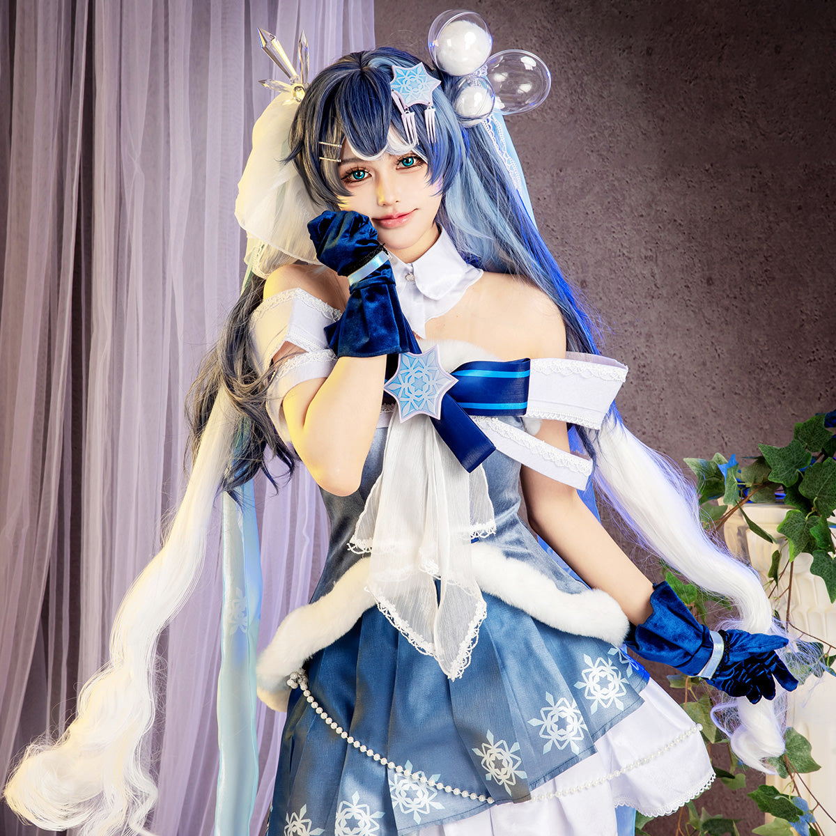 Vocal Idol Snow Virtual Girl 2025 Cosplay Costume Costume - Tophatter Daily Deals