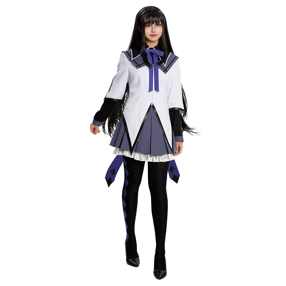 Puella Magi Madoka Magica Homura Akemi Cosplay Costume - Premium Edition Costume - Tophatter Daily Deals