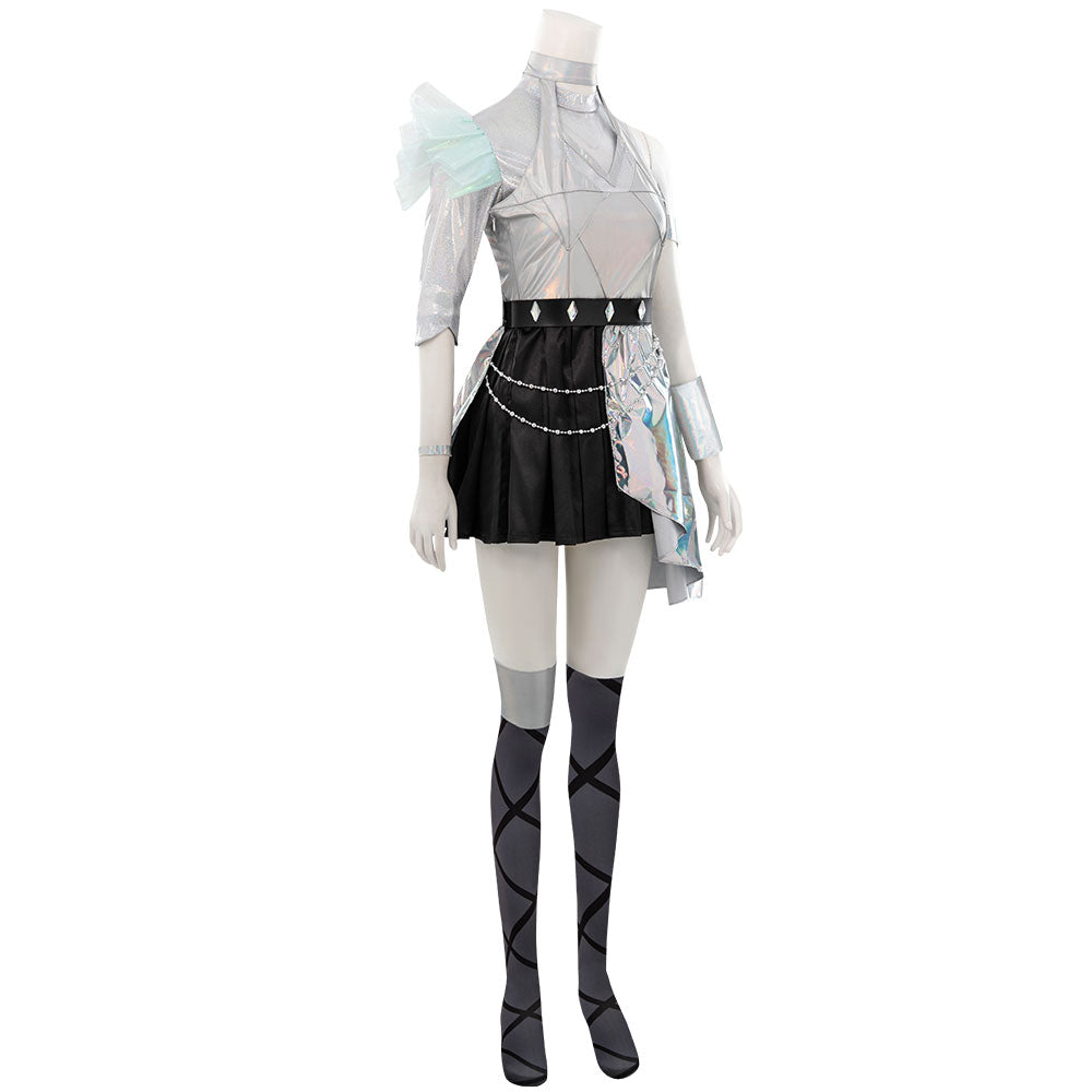 League Of Legends LOL KDA K/DA ALL OUT Seraphine Superstar Halloween Carnival Dance Dress Cosplay Costume Costume - Tophatter Daily Deals