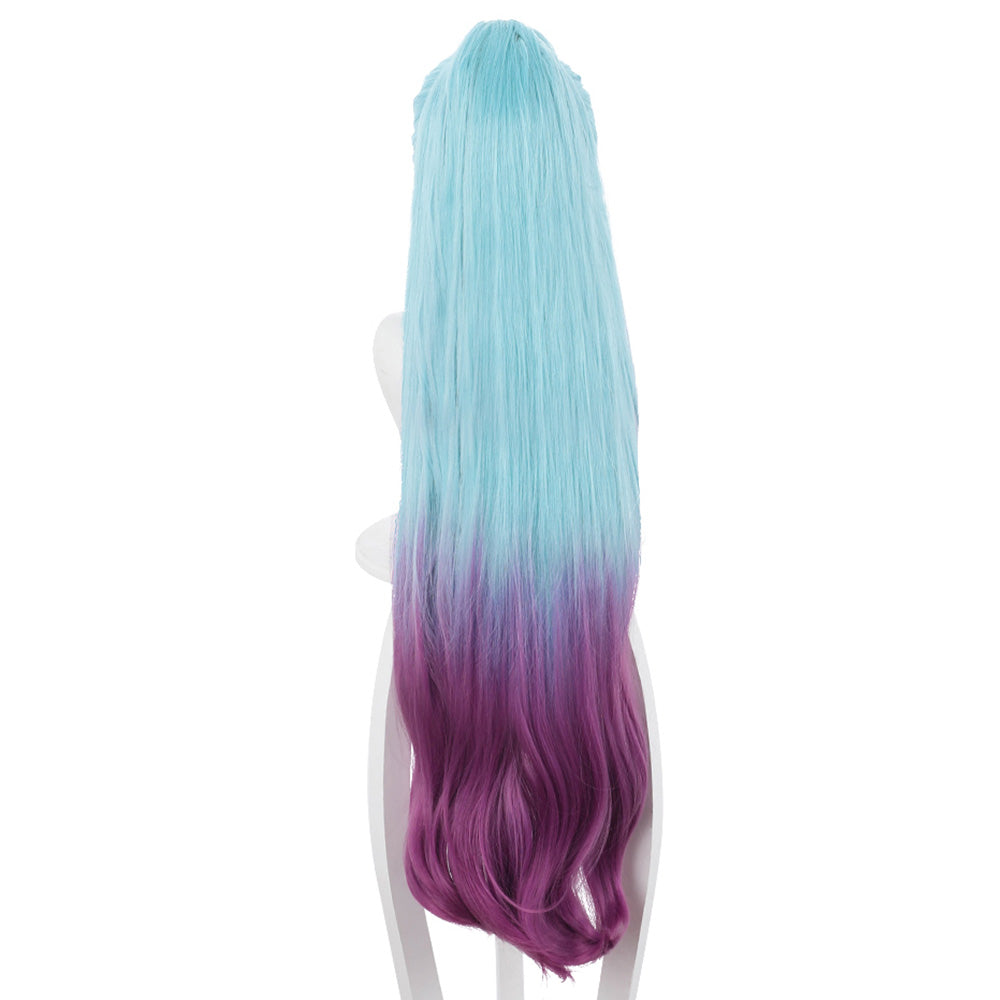 League Of Legends LOL 2020 K/DA KDA All Out Seraphine Blue Cosplay Wig Wig - Tophatter Daily Deals