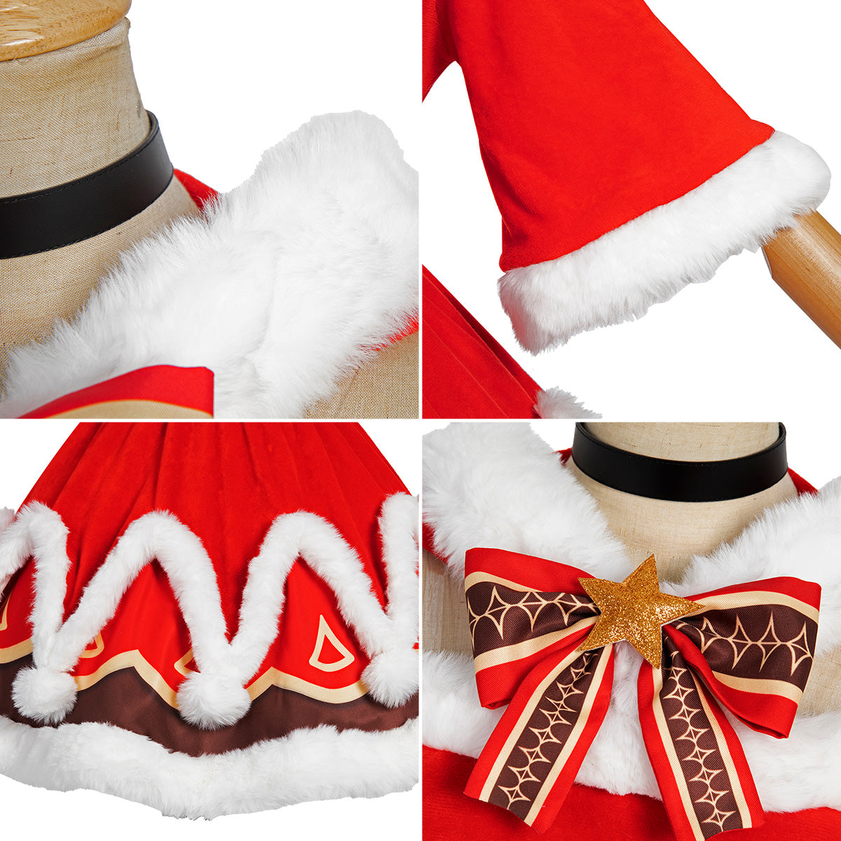 Genshin Impact Barbara Christmas Cosplay Costume Costume - Tophatter Daily Deals