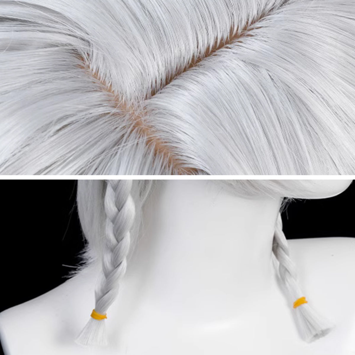 Zenless Zone Zero ZZZ Silver Soldier - Anby White Cosplay Wig Wig - Tophatter Daily Deals