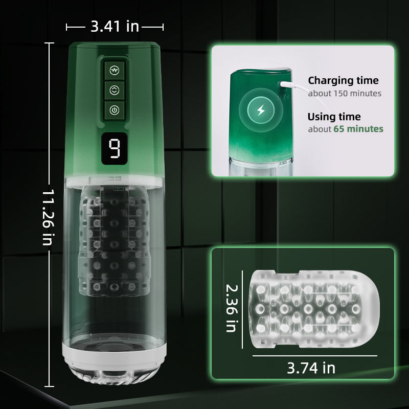 Acmejoy - 8 Thrusting & Rotation Masturbator Cup Masturbation Cup - Tophatter Daily Deals