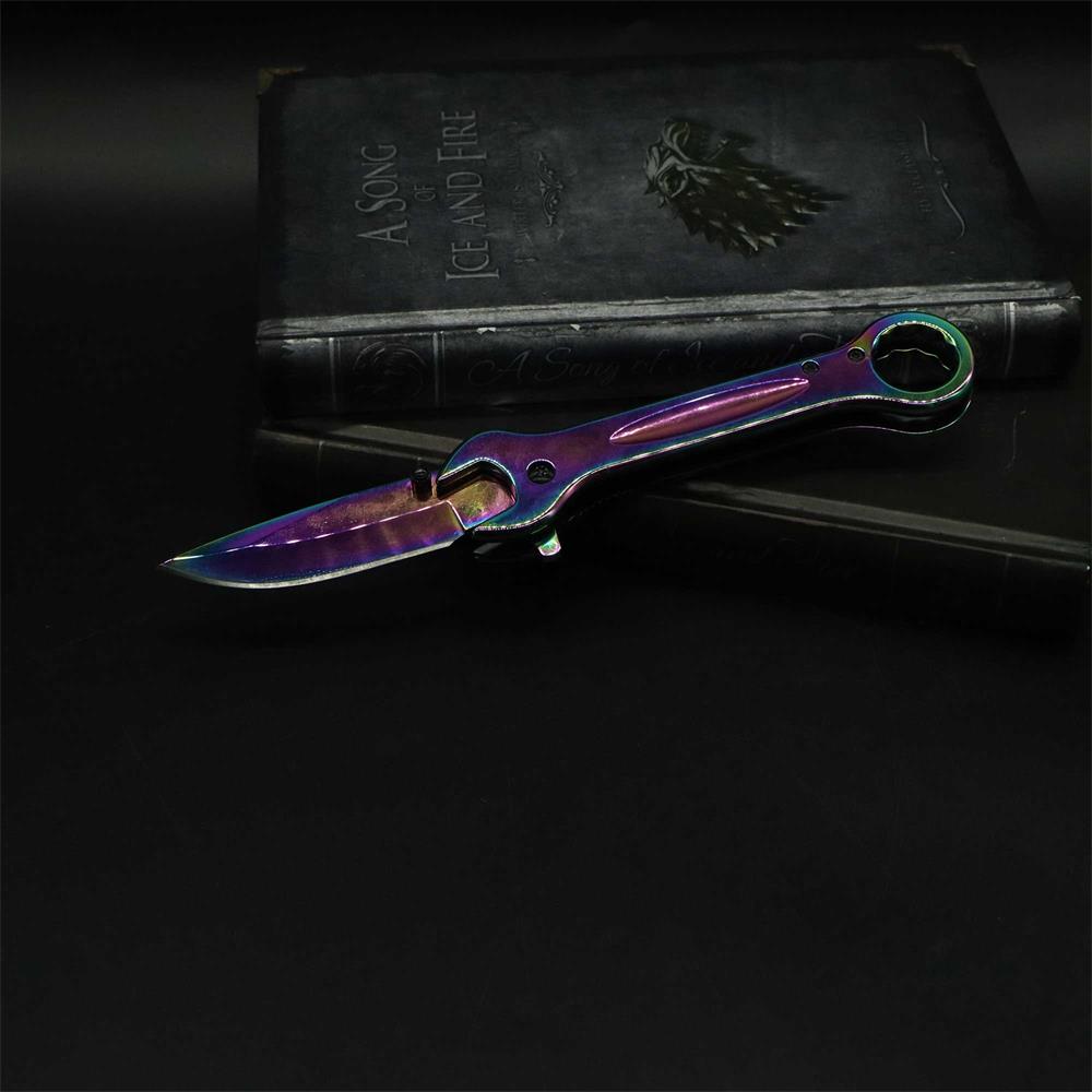 Spanner Folding Knife Cool Camping Knife - Tophatter Daily Deals