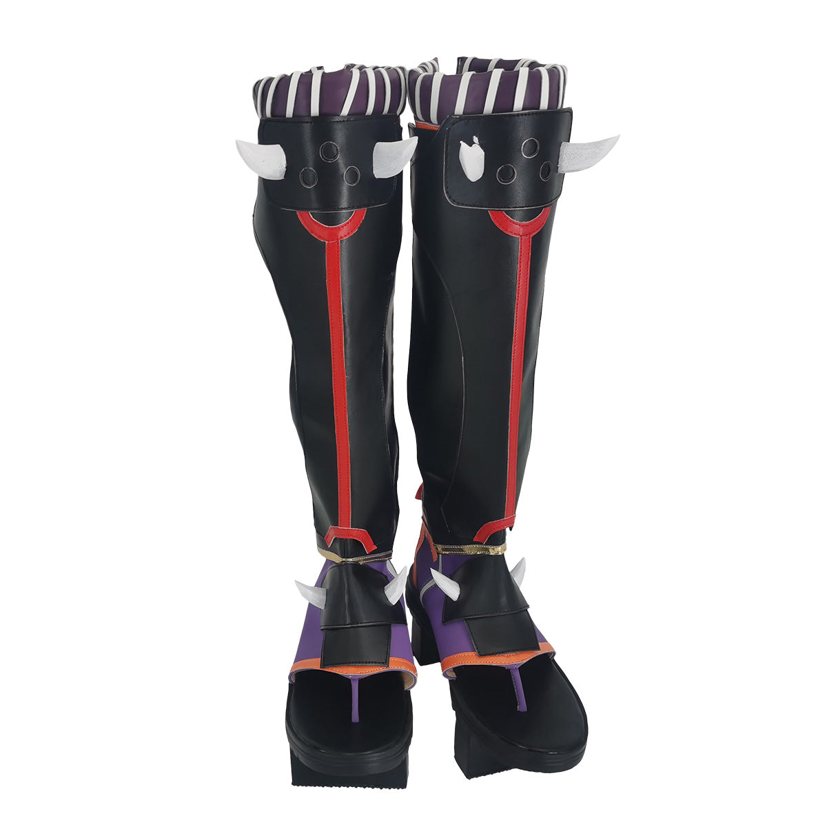 Genshin Impact Arataki Itto Black Shoes Cosplay Boots Shoes/Boots - Tophatter Daily Deals
