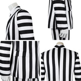 Beetlejuice 2 Beetlejuice Halloween Black And White Cosplay Costume Costume - Tophatter Daily Deals