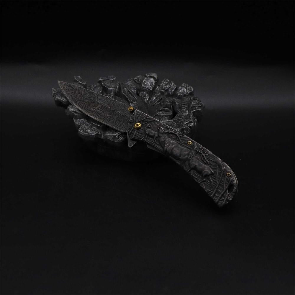 Fantastic Deer Family Folding Knife - Tophatter Daily Deals