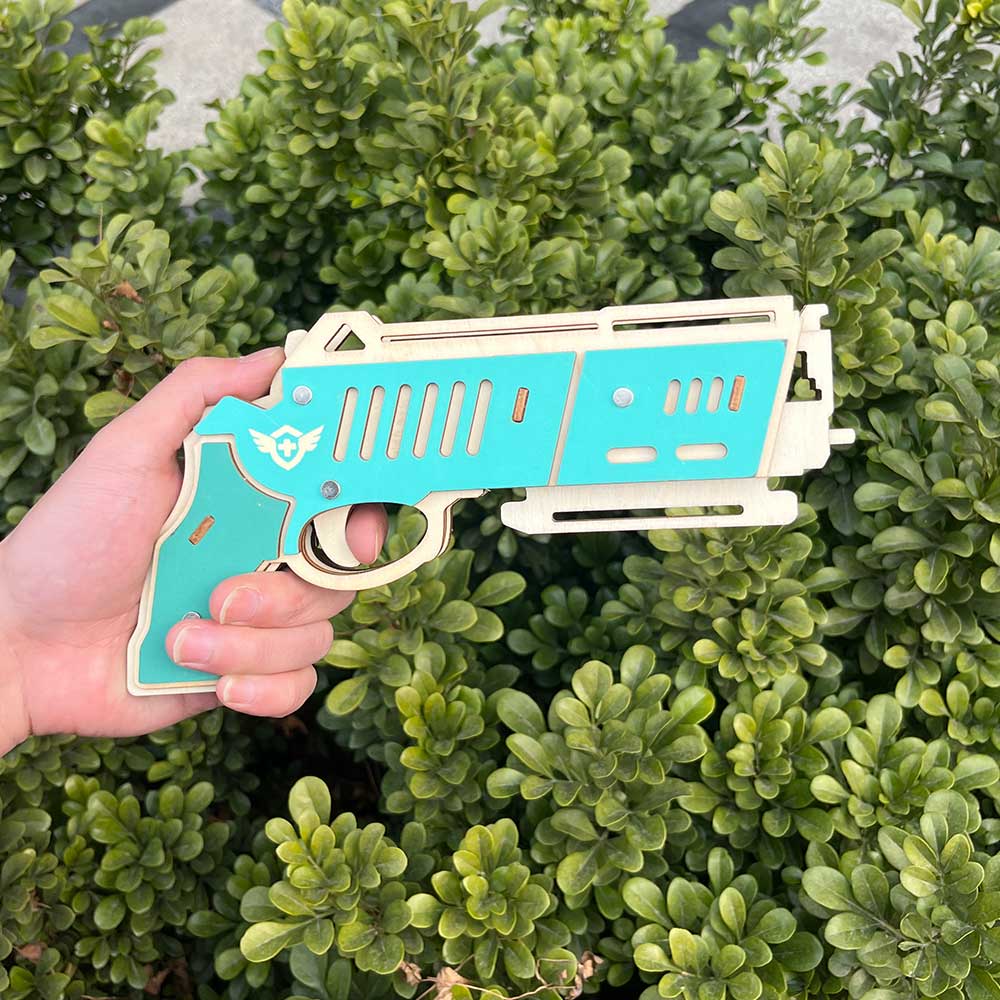 Hunting Eagle 3D Wooden Rubber Band Gun Model Kit - Tophatter Daily Deals