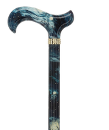 HD Pattern Designer Cane - Matching Handle & Shaft - Durable Adjustable Aluminum - Tophatter Daily Deals