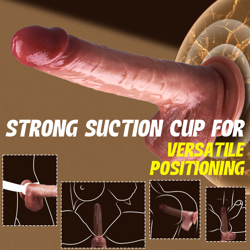 Acmejoy - UniFlex 8 Thrusting Heating G & P-spot Fun Dildo 7.87 in Dildos - Tophatter Daily Deals