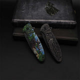 Male Deer Folding Knife Portable Camping Tool - Tophatter Daily Deals