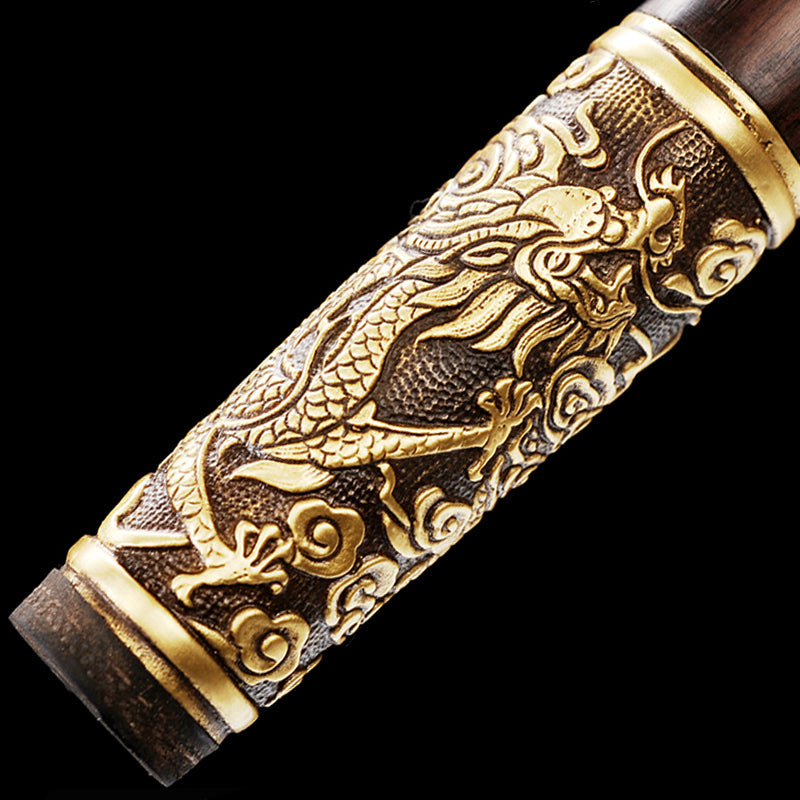 Ebony Dragon Head Cane Sword - Tophatter Daily Deals
