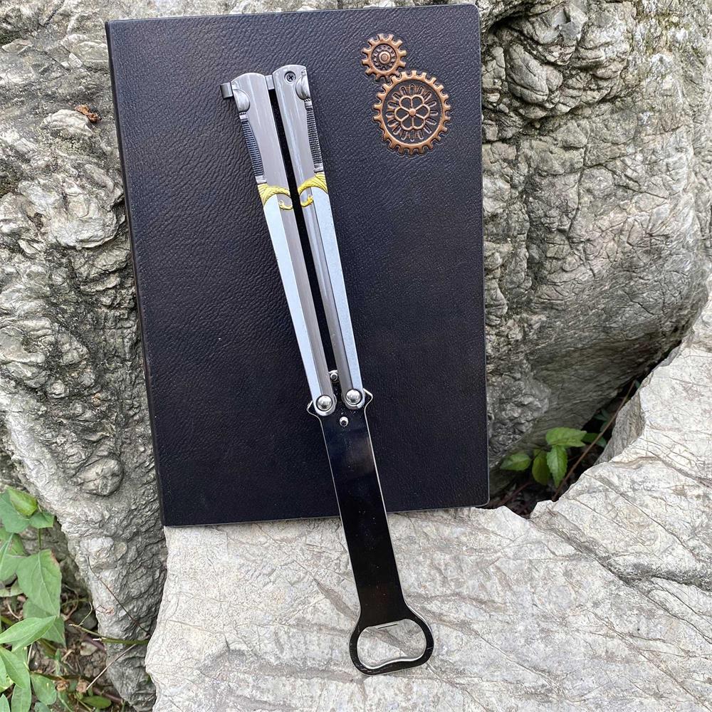 Dragon Head Totem & Sword Metal Balisong Bottle Opener - Tophatter Daily Deals