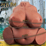 Acmejoy - 21.6lbs Housewife Voluptuous Body Sex Torso BBW Sex Doll Masturbators - Tophatter Daily Deals