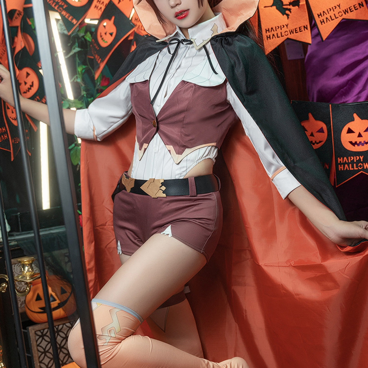 Genshin Impact Amber Halloween Black Cosplay Costumn Costume - Tophatter Daily Deals