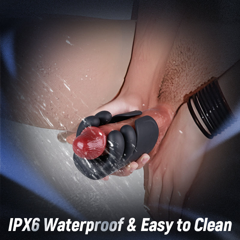 Acmejoy - Evans 10 Pinch Beating Finger Vibrations Penis Vibrator Male Glans Trainer Penis Vibrators - Tophatter Daily Deals