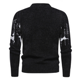 Warm Classic Men's Pullover - Crewneck Cotton Jacquard - Tophatter Daily Deals