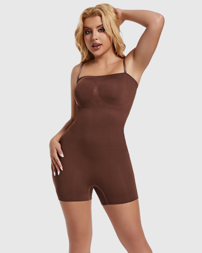 Revenge Body Strapless Smoothing Seamless Bodysuit Bodysuit - Tophatter Daily Deals