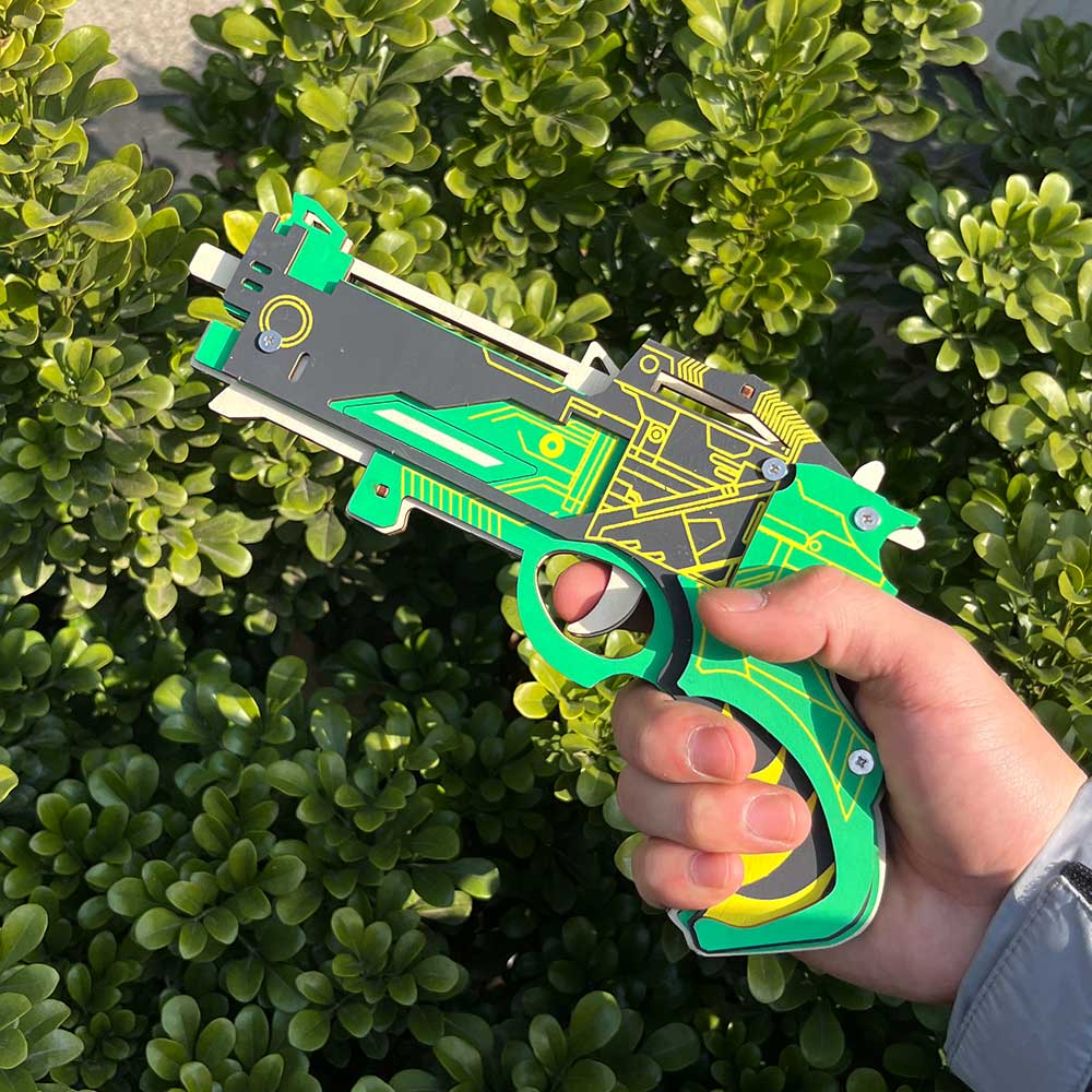 Hunting Gun 3D Rubber Band Gun Wooden Model Kit - Tophatter Daily Deals