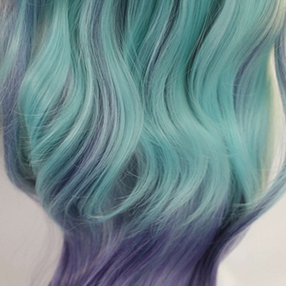 League Of Legends LOL Seraphine Blue Purple Cosplay Wig Wig - Tophatter Daily Deals