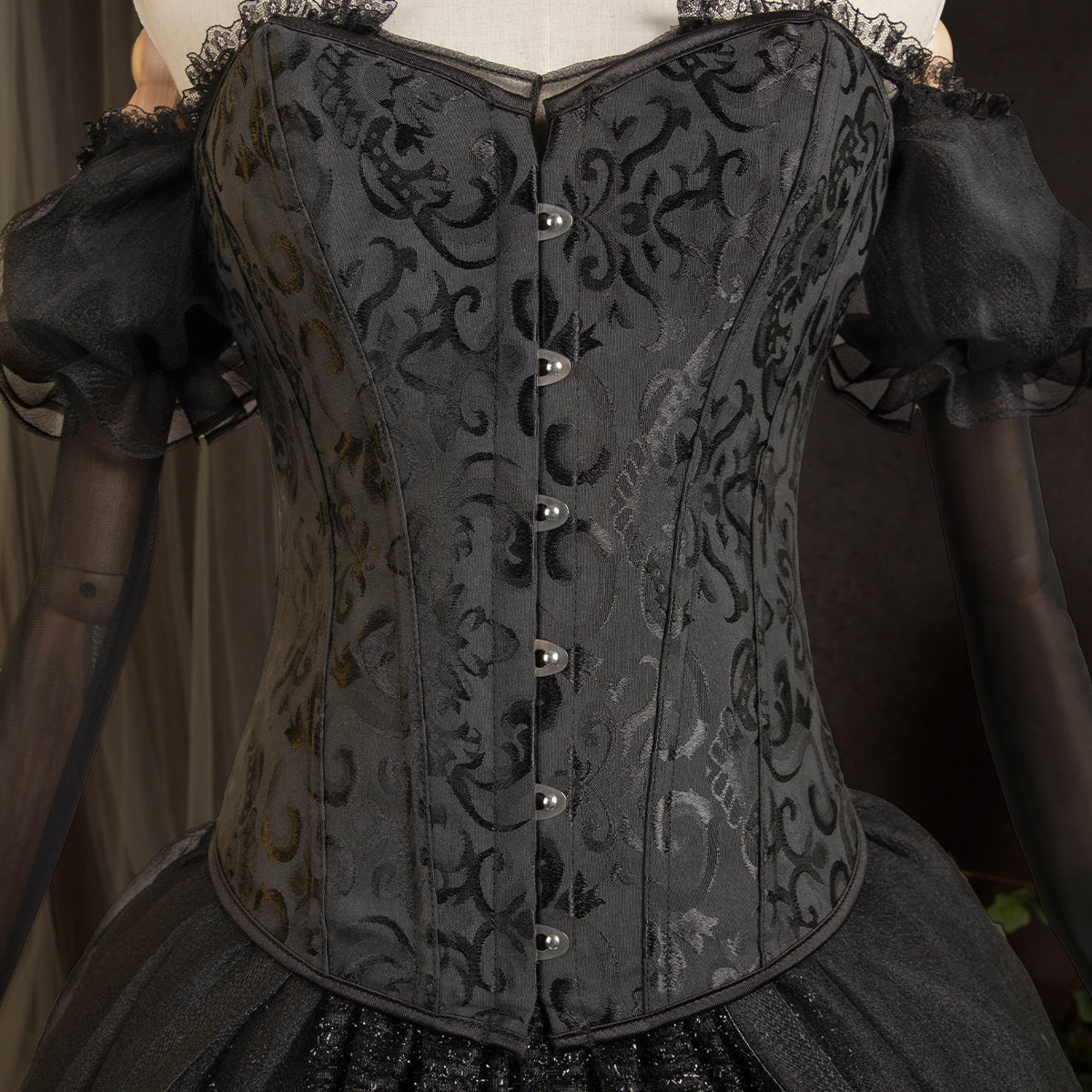 Beetlejuice2 2024 Movie Halloween Delores LaFerve Dark Lady Dress Cosplay Costume - Tophatter Daily Deals
