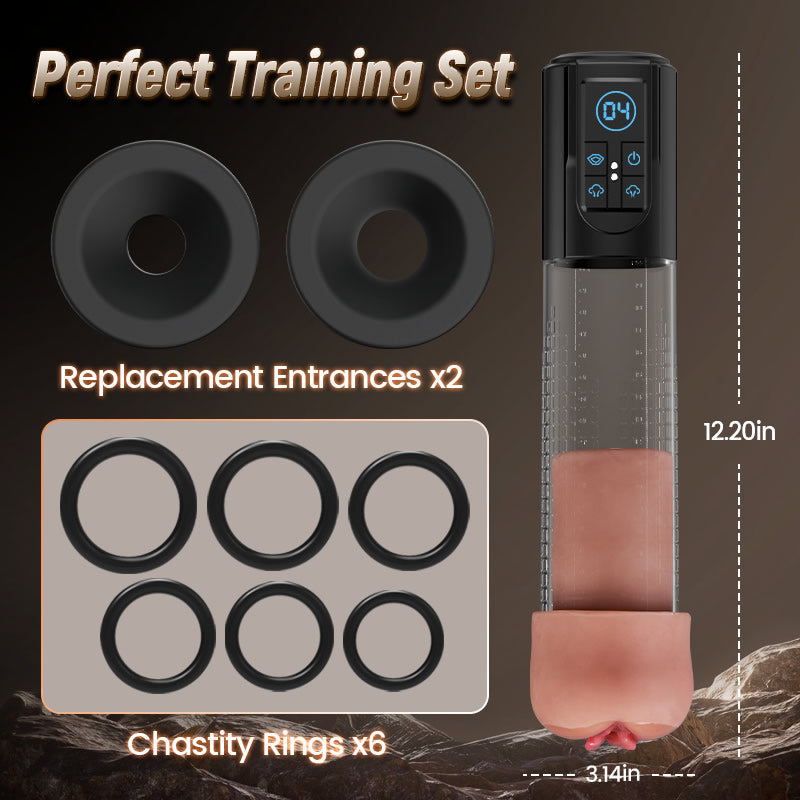 AcmeJoy 3-in-1 Design 3 Vacuum Suction Automatic Suction Penis Pump Penis Pumps - Tophatter Daily Deals