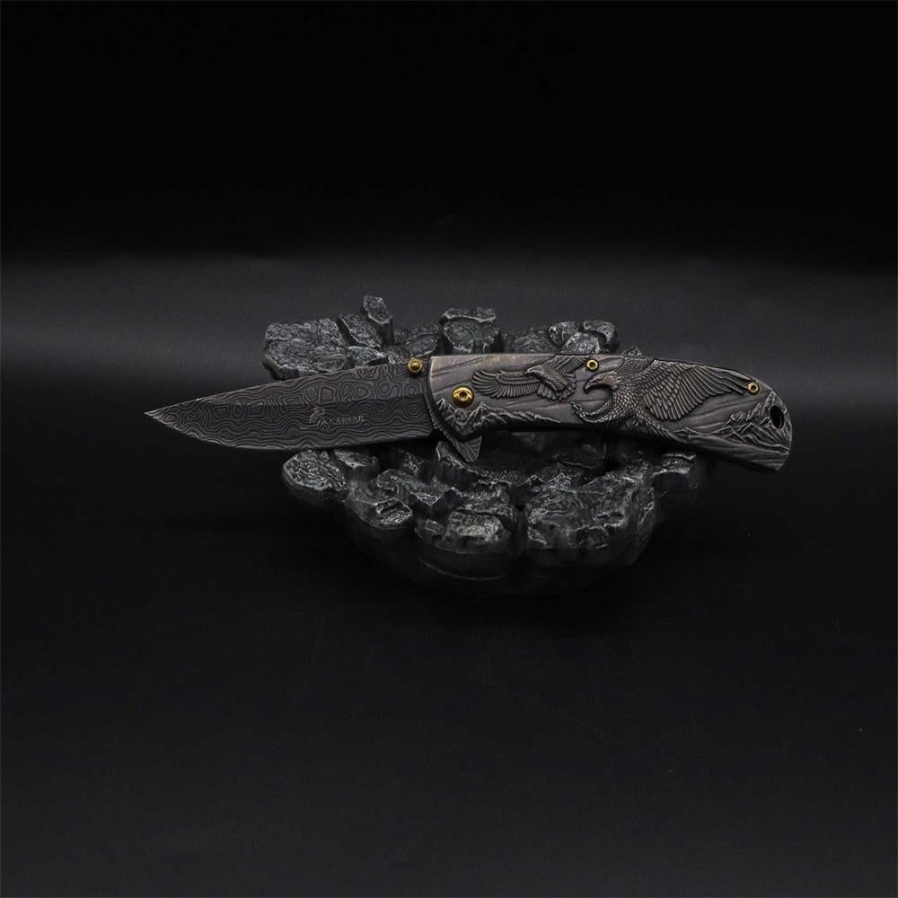 Flying Hawk Folding Knife - Tophatter Daily Deals