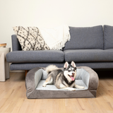 PupChill™ Cooling Bolster Dog Bed Pet Beds - Tophatter Daily Deals