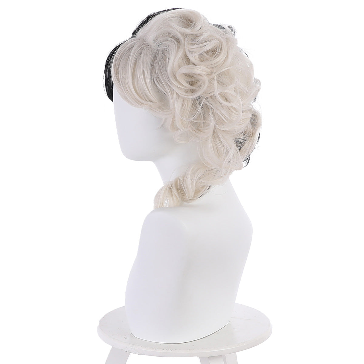 Disney Movie Cruella de Vil Black Silver Cosplay Wig D Edition Wig - Tophatter Daily Deals