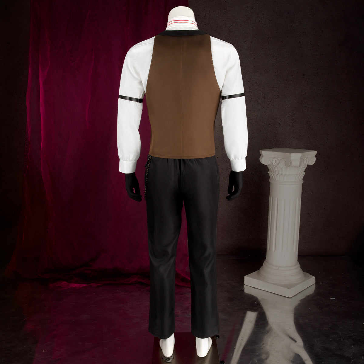 Black Butler Grell Sutcliff Red Butler Shinigami Cosplay Costume Costume - Tophatter Daily Deals