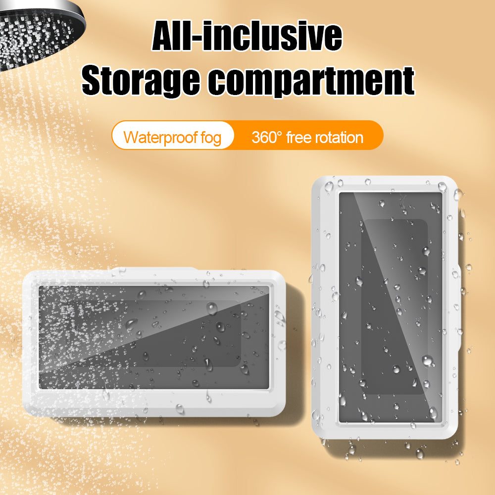 Waterproof Shower 360 Degree Rotating Phone Holder with Touch Screen Capability Phone Mounts & Holders - Tophatter Daily Deals