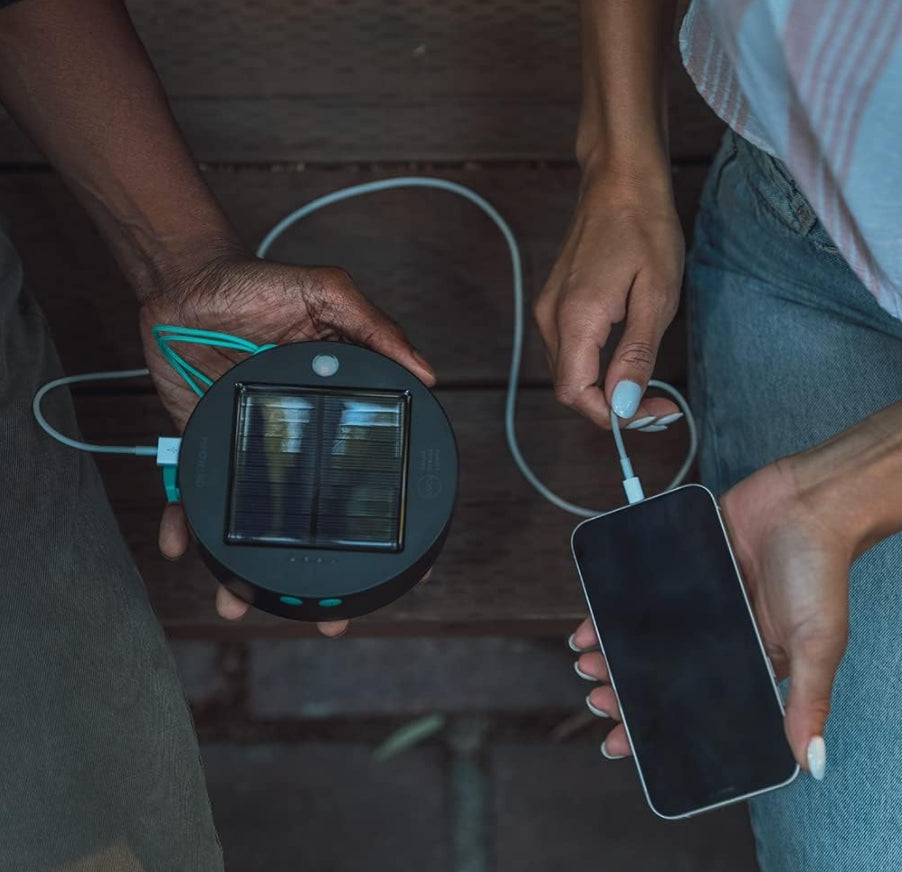 Hakol Luci Solar String Lights + Phone Charger Phone Chargers - Tophatter Daily Deals