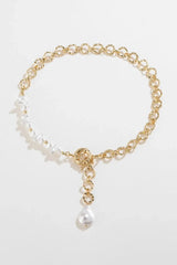 Freshwater Pearl Copper Necklace Necklaces - Tophatter Daily Deals