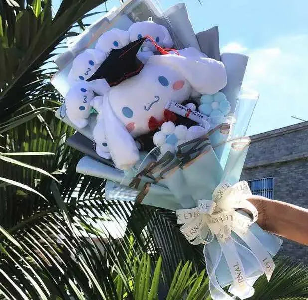 Sanrio Graduation Plush Toy Bouquet Cinnamoroll Flowers - Tophatter Daily Deals