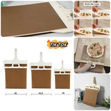 3 Sizes Sliding Pizza Peel Shovel Storage Board Pala Pizza Scorrevole Wooden Handle Transfer Pizza Kitchen Gadgets 0 - Tophatter Daily Deals