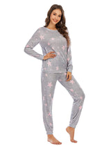 Star Top and Pants Lounge Set Loungewear Sets - Tophatter Daily Deals