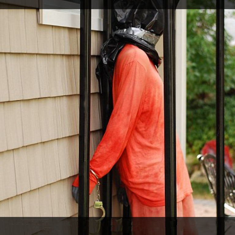 Halloween Hanging Death Row Figure Decoration Spooky Yard 3D Changing Face Moving Picture Frame - Tophatter Daily Deals