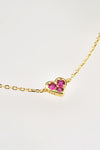 Inlaid Zircon Heart Necklace Necklaces - Tophatter Daily Deals